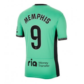 Atletico Madrid Memphis Depay #9 Tredje trøje 2023-24 Kort ærmer